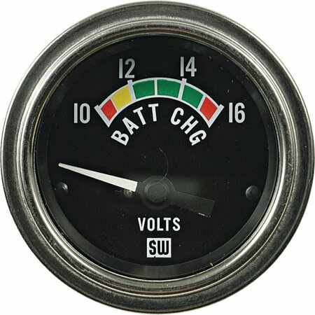 AFTERMARKET Stewart Warner Instrument Voltmeter SWI-82309-JN